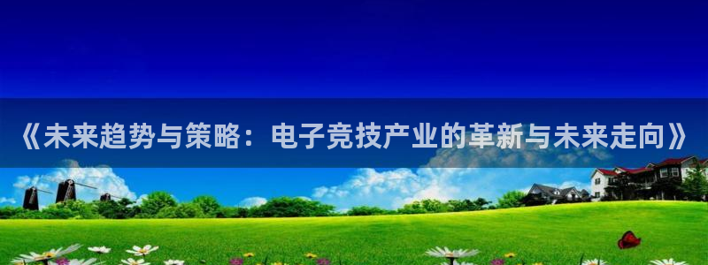 星欧娱乐网页版地址：《未来趋势与策略：电子竞技产业的革新与未