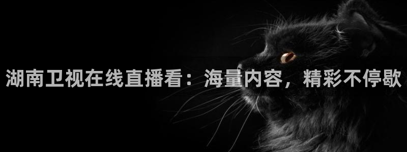 857体育赛事免费直播：湖南卫视在线直播看：海量内容，精彩不停歇
